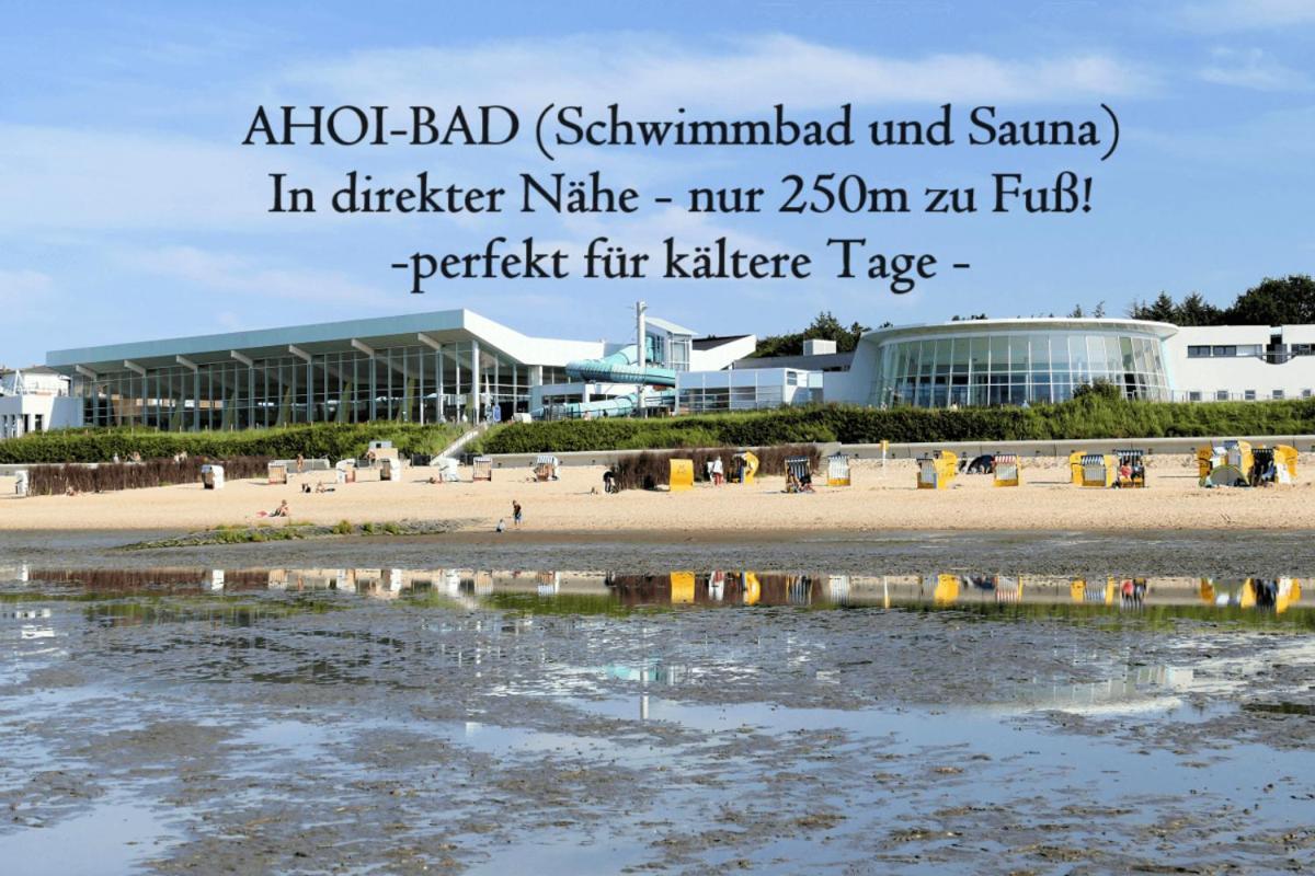 Traumhafte Ferienwohnung "Seekueste" In Cuxhaven - Duhnen In 1A Lage Im Haus Elbe 1 !!! 50M Zum Strand !!! 外观 照片